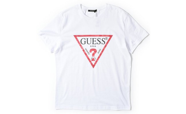 GUESSロゴTシャツ