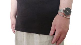 【ダニエルウエリントンPETITE STERLING腕時計】シンプルにきれいめカジュアルコーデ！