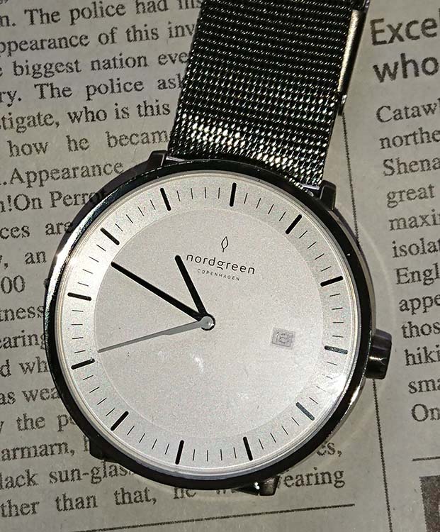 【Nordgreen(ノードグリーン)腕時計 Philosopher(フィロソファ)ガンメタル文字盤１